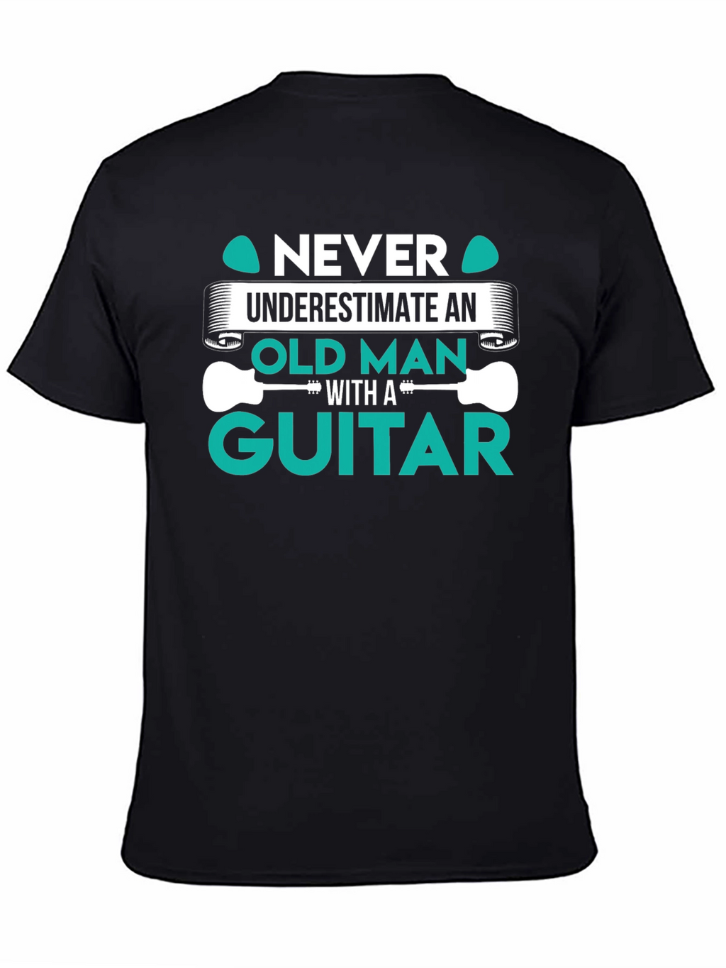 Old Man Guitar T-Shirt