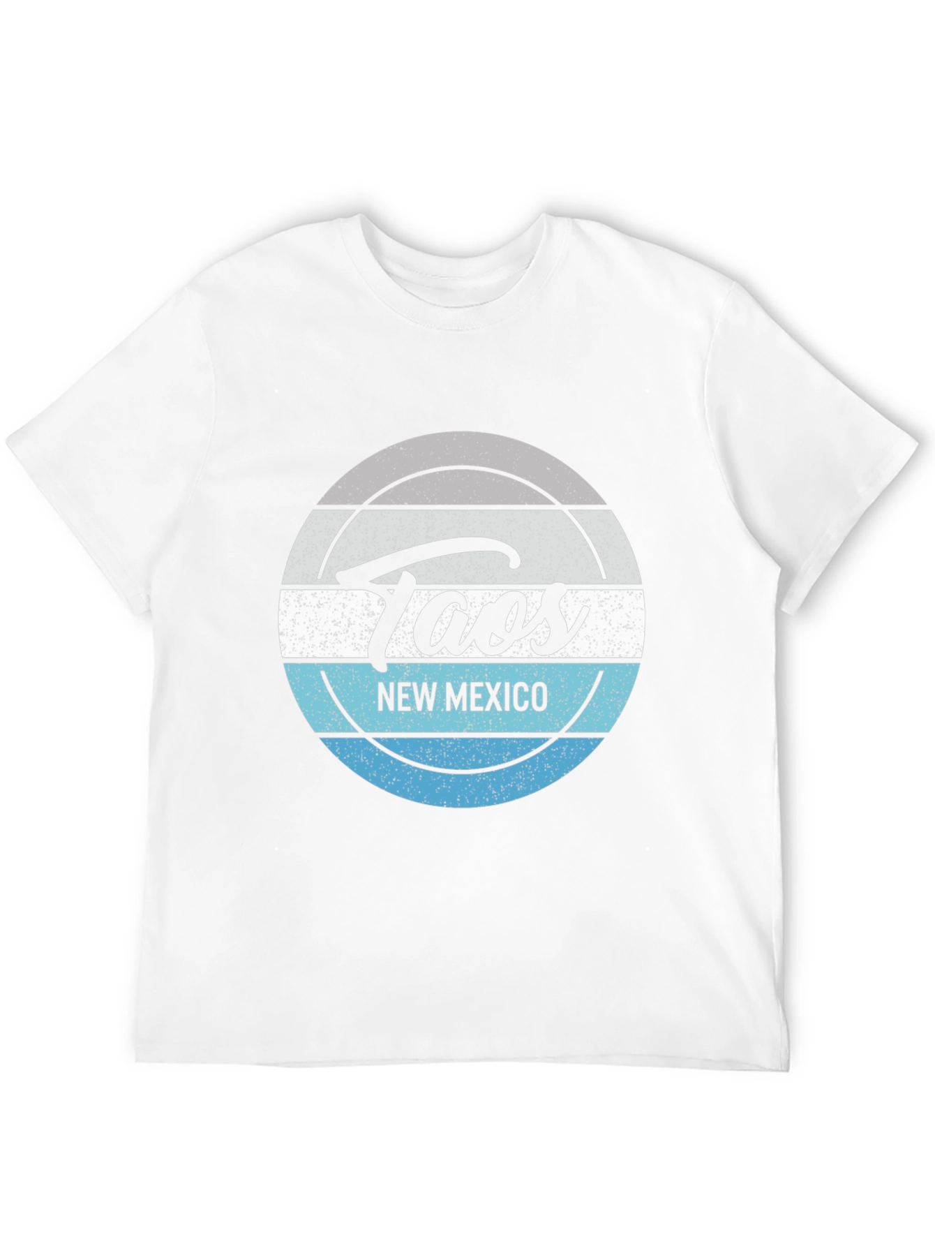 Taos New Mexico Tee - Distressed Graphic