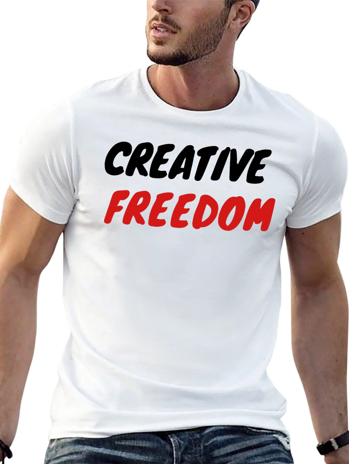 Creative Freedom Graphic Tee - Unisex Cotton T-Shirt