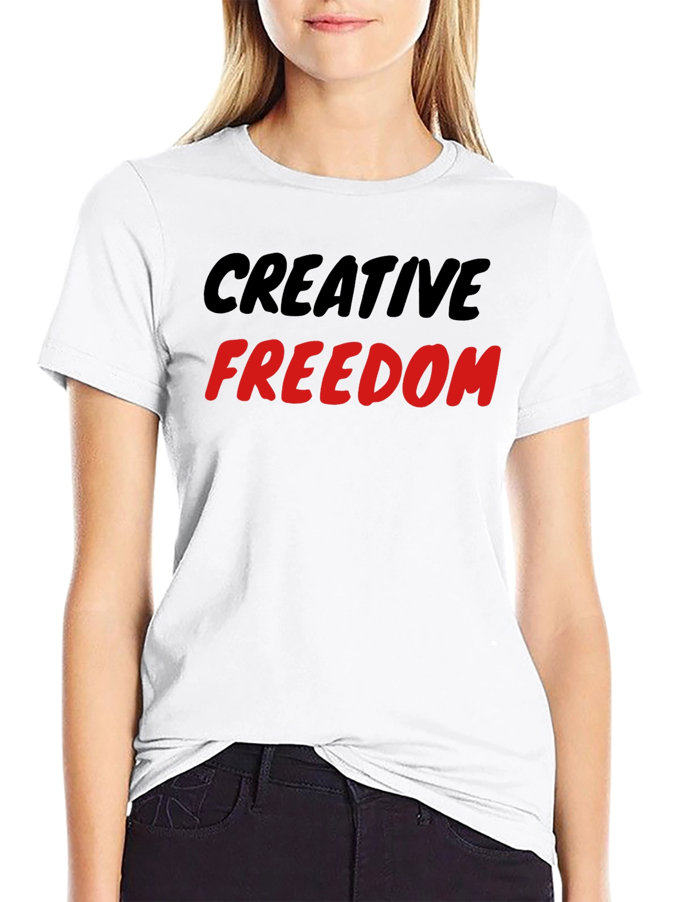 Creative Freedom Graphic Tee - Unisex Cotton T-Shirt