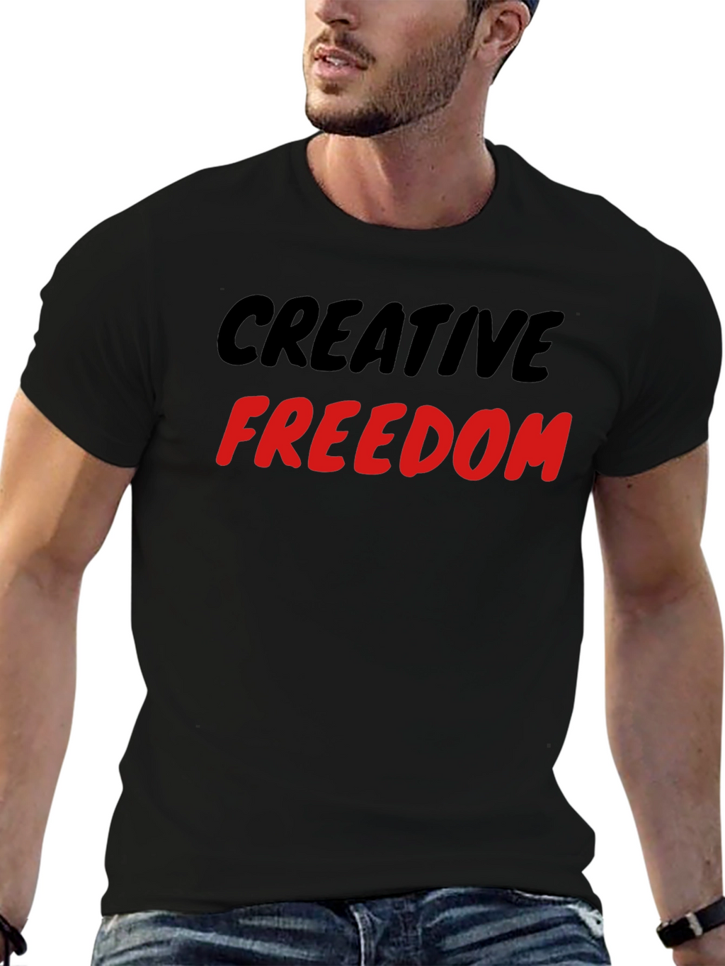 Creative Freedom Graphic Tee - Unisex Cotton T-Shirt