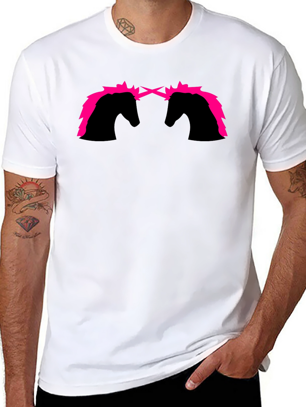 Unicorn Head Silhouette Tee