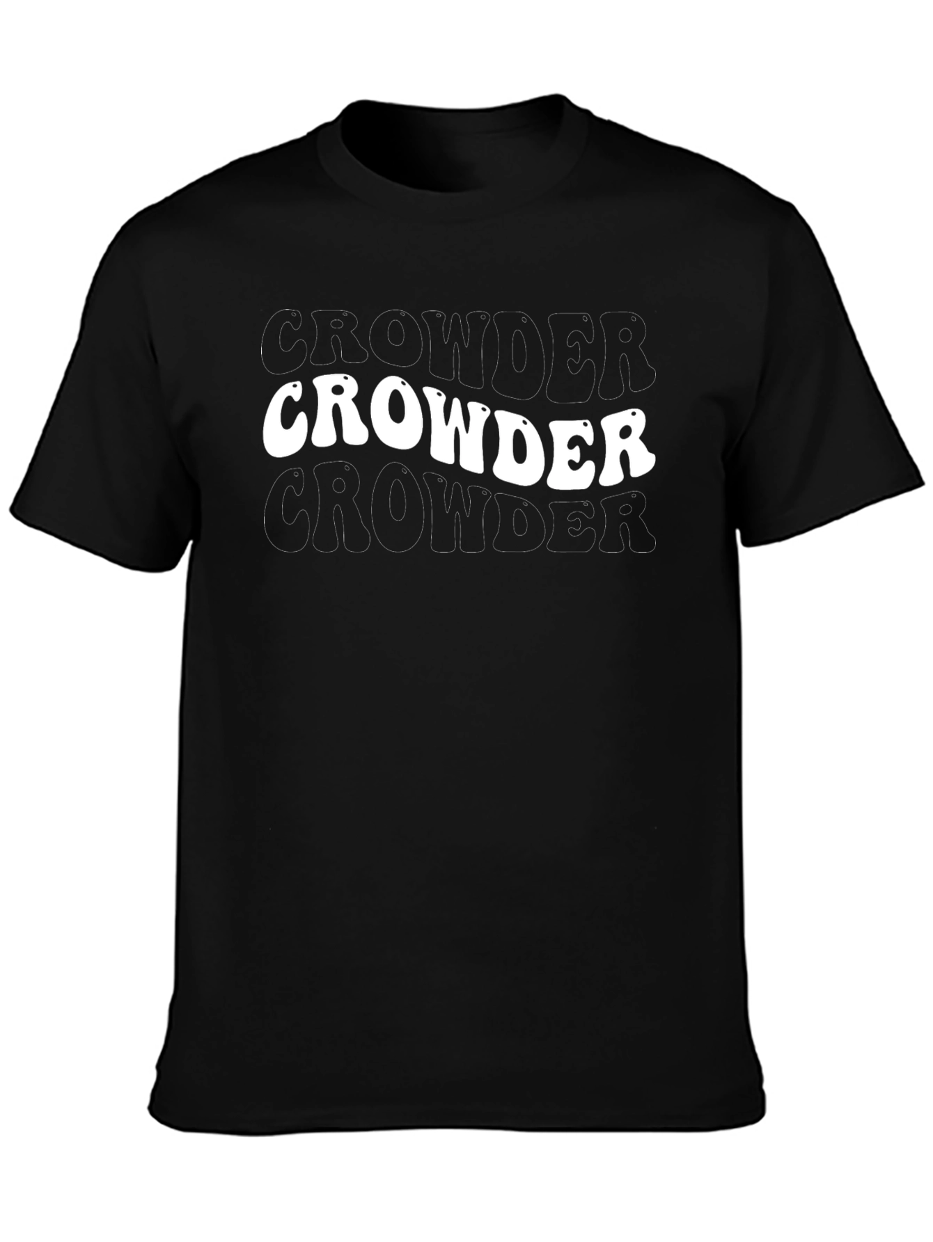 Crowder Retro Style Black T-Shirt