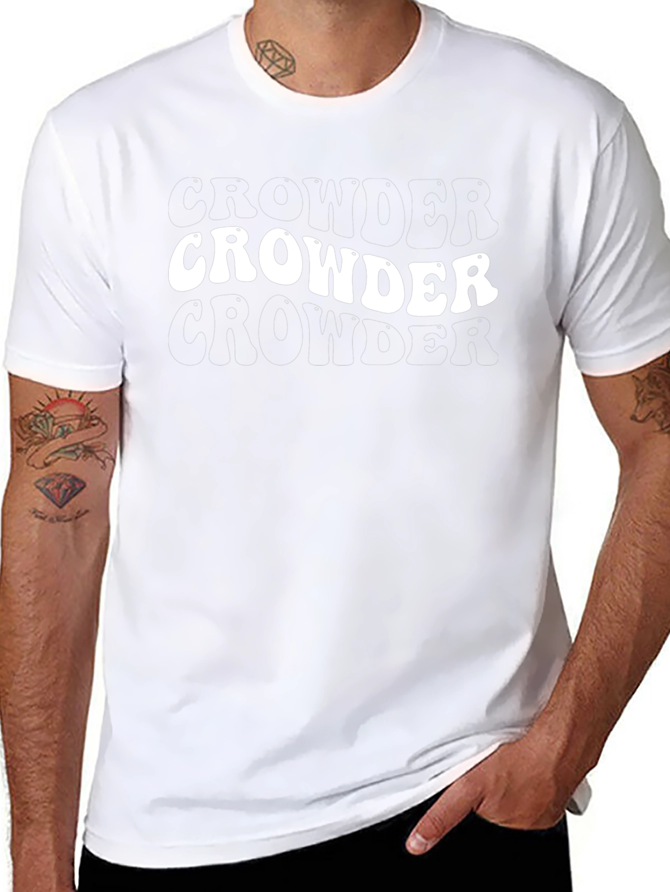 Crowder Retro Style Black T-Shirt