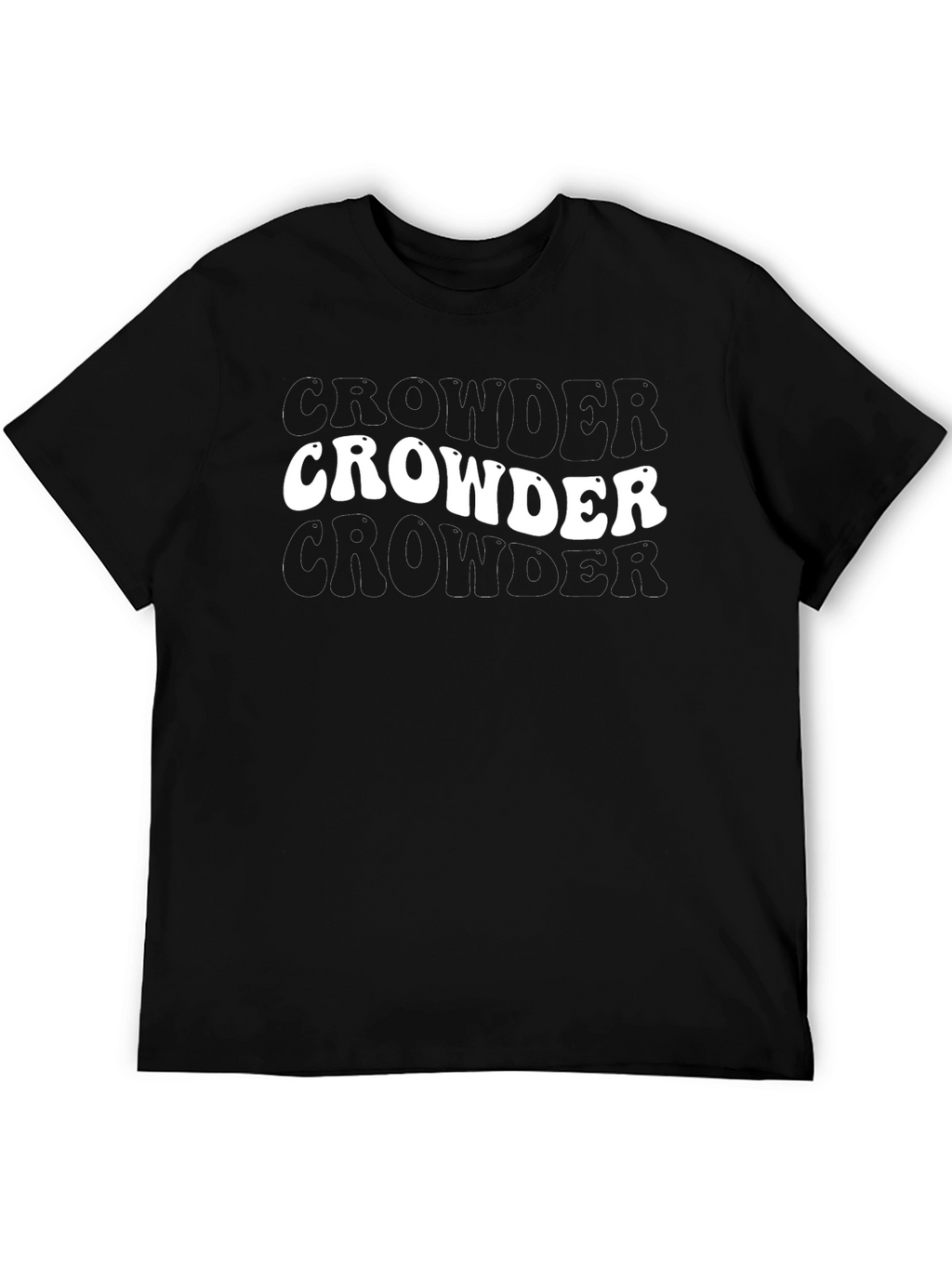 Crowder Retro Style Black T-Shirt