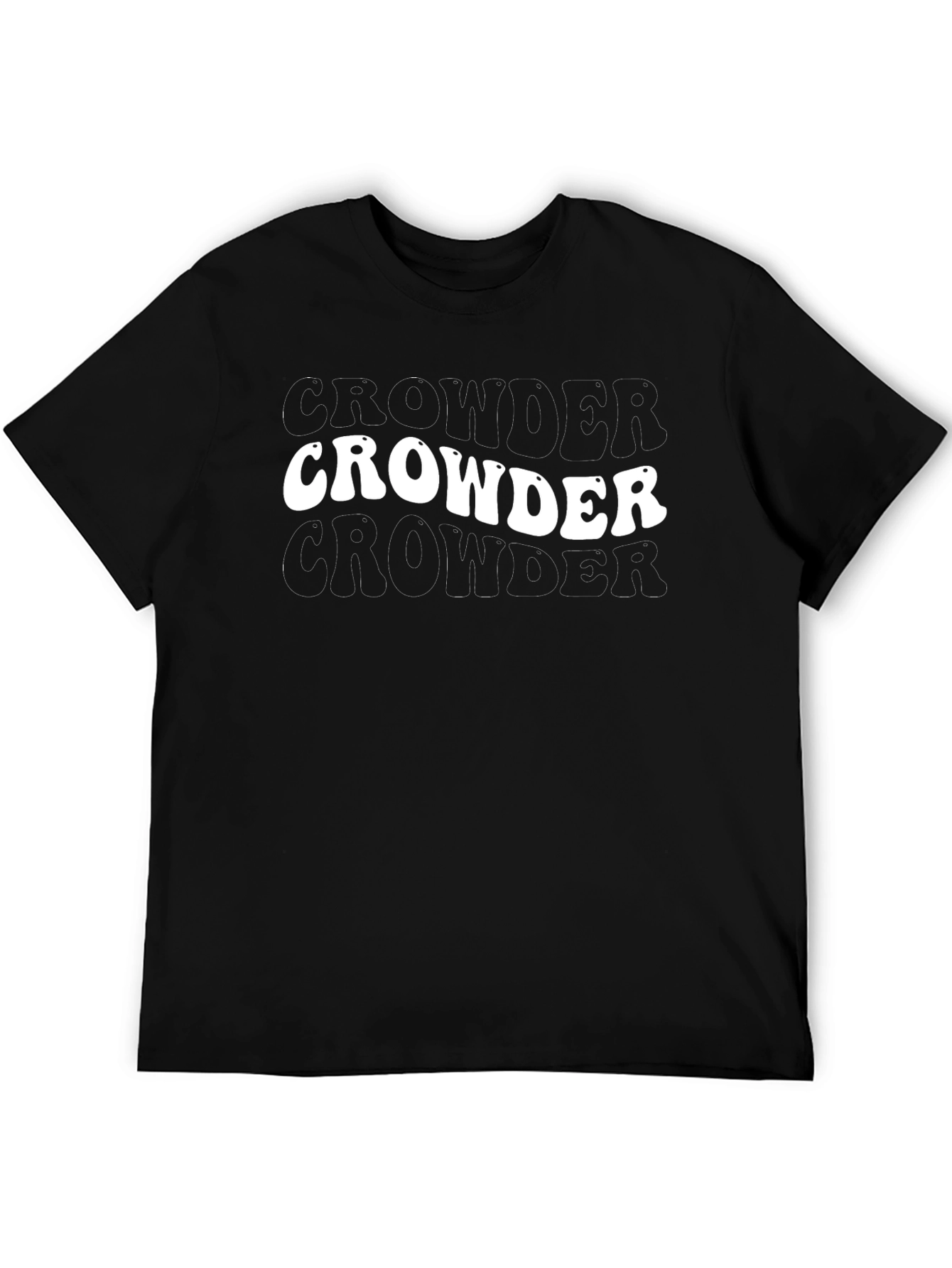 Crowder Retro Style Black T-Shirt