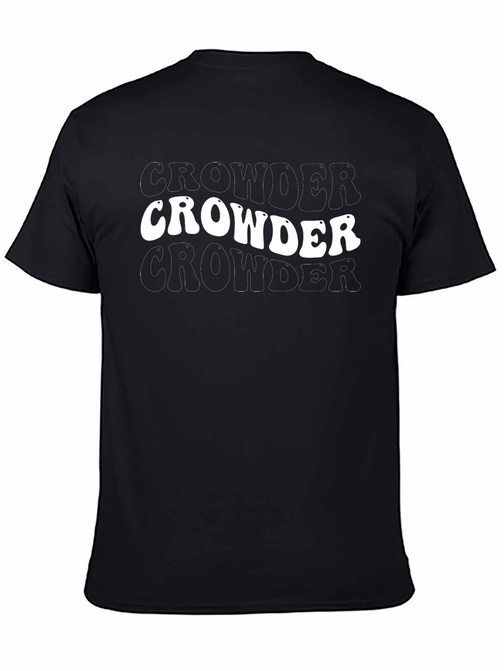Crowder Retro Style Black T-Shirt