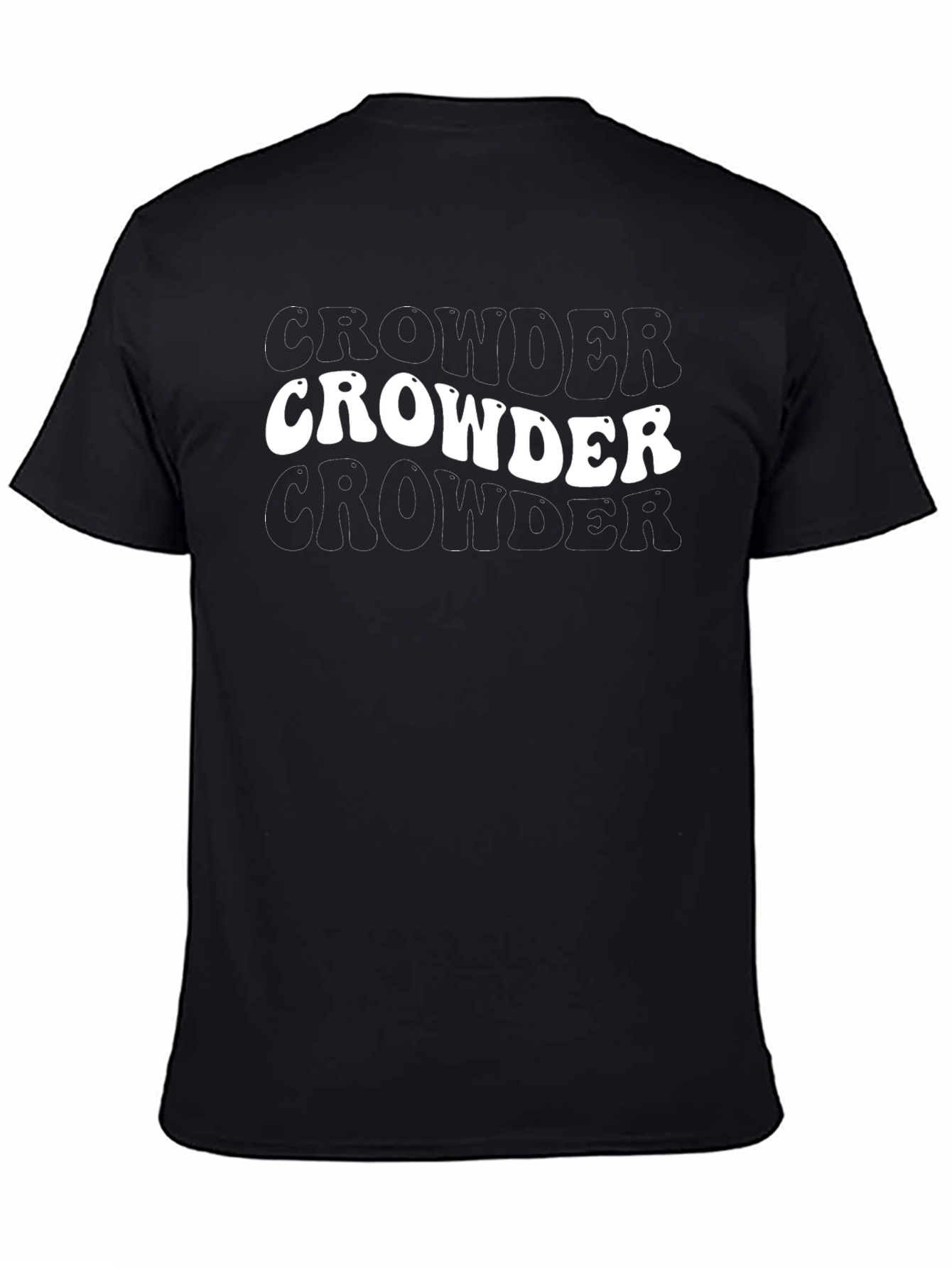 Crowder Retro Style Black T-Shirt