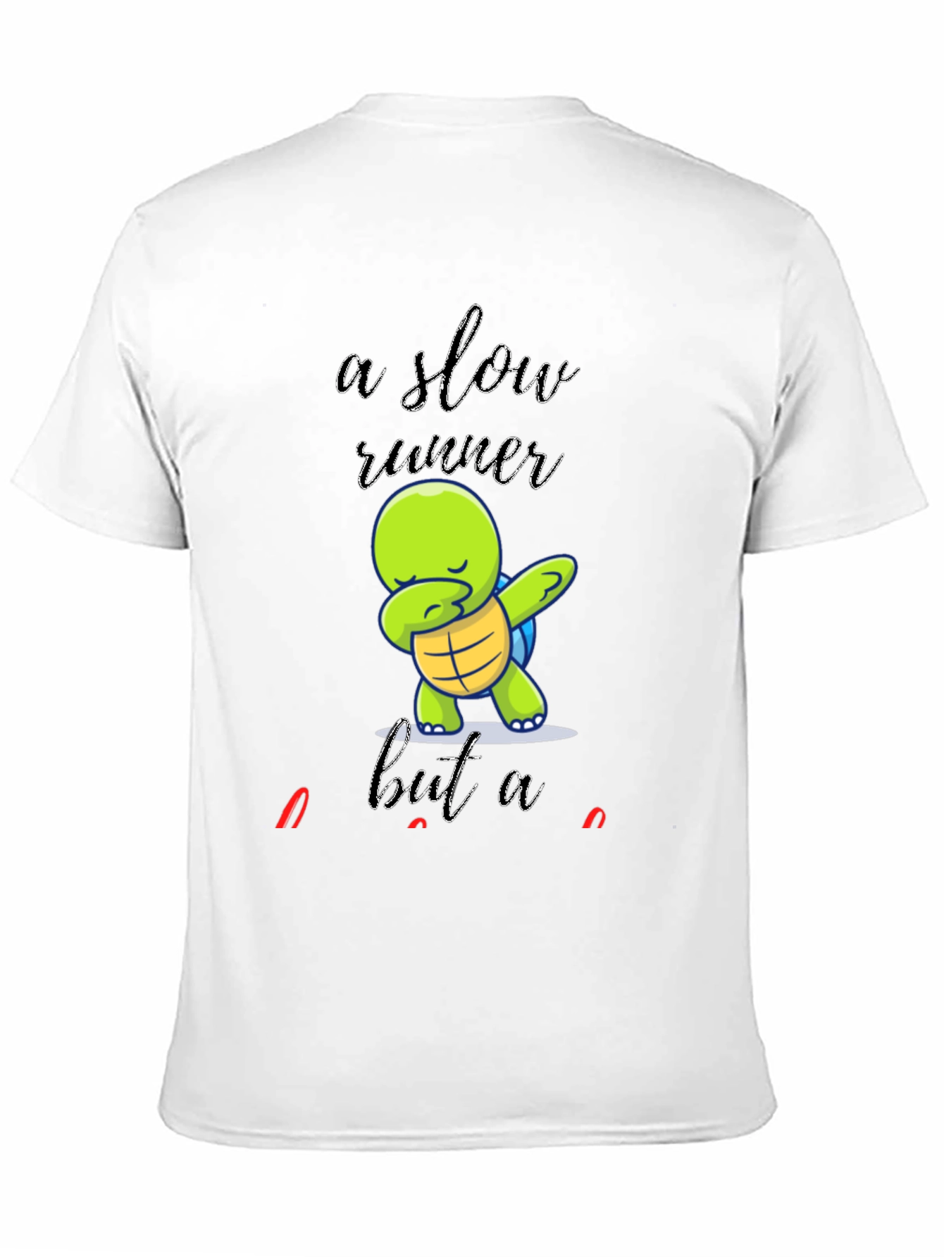 Slow Runner Turtle Dab Graphic T-Shirt