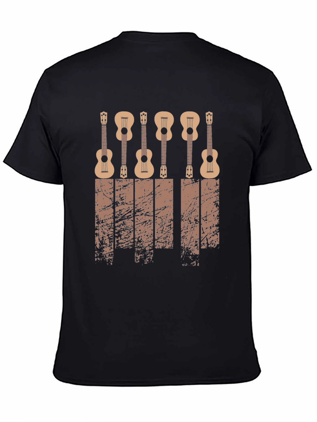 Ukulele Graphic Tee - Musical Instrument T-Shirt