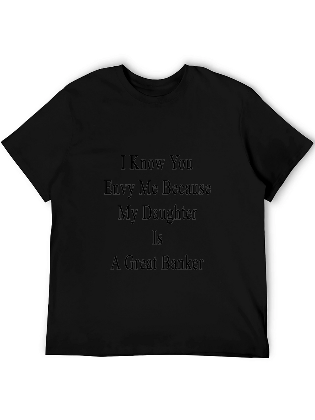Proud Bankers Dad Black T-Shirt