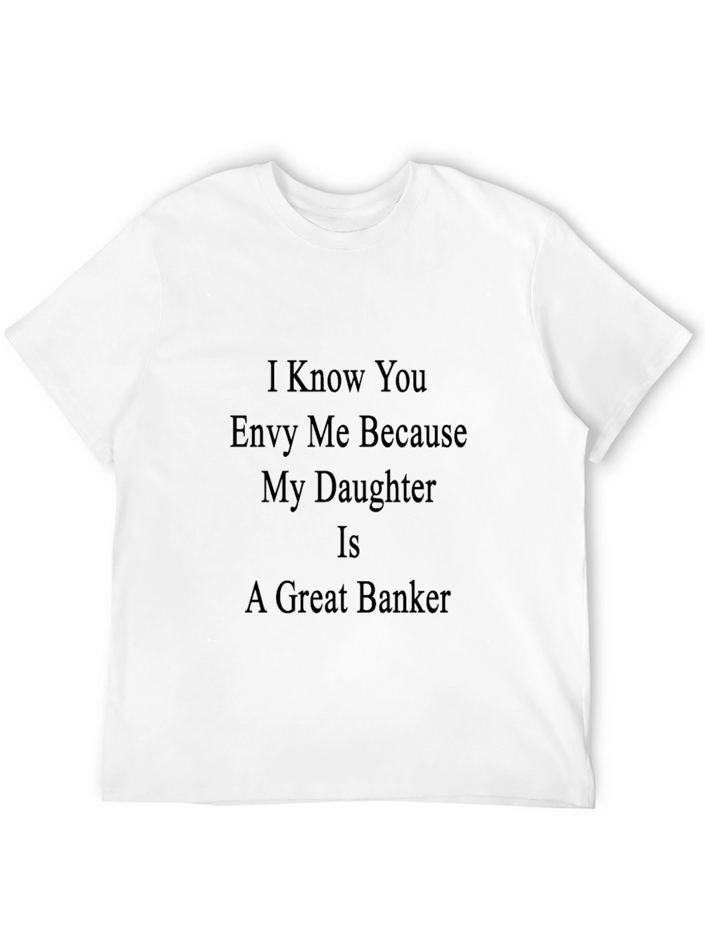 Proud Bankers Dad Black T-Shirt