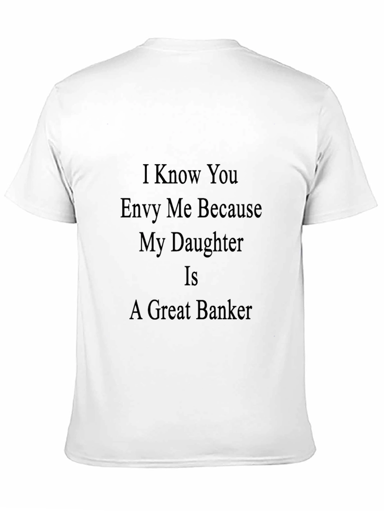 Proud Bankers Dad Black T-Shirt