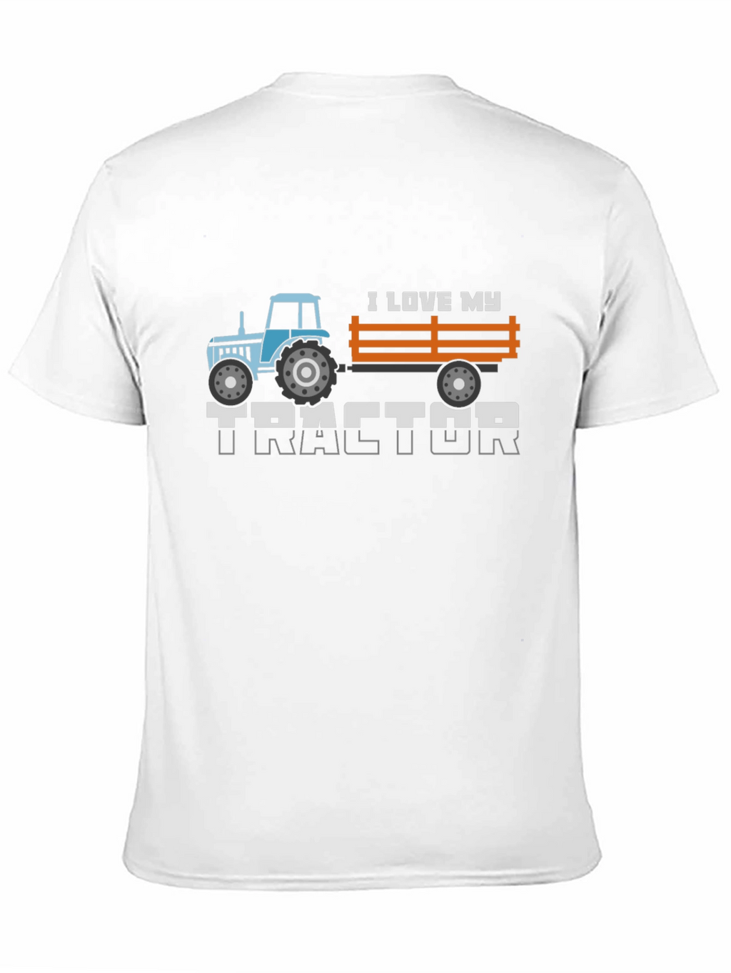 I Love My Tractor Graphic Tee - Black