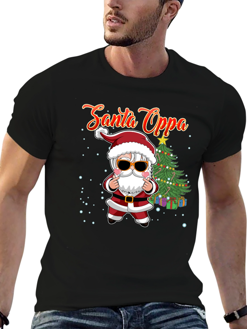 Santa Oppa T-Shirt - Holiday Fun!