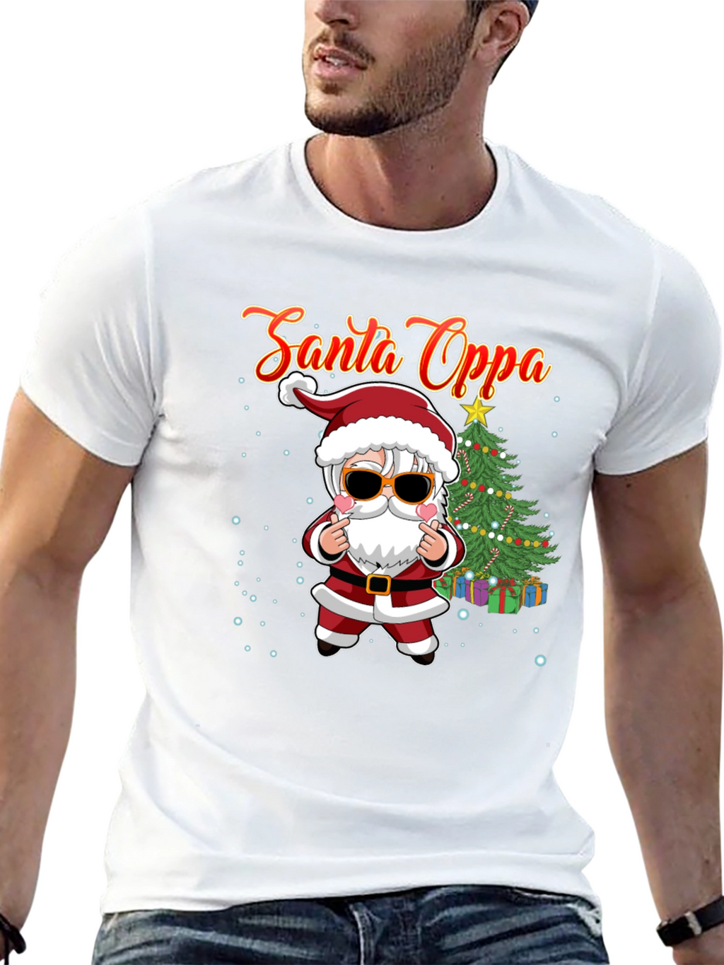 Santa Oppa T-Shirt - Holiday Fun!
