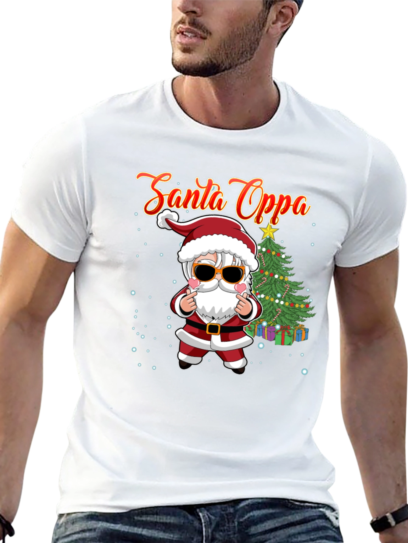 Santa Oppa T-Shirt - Holiday Fun!