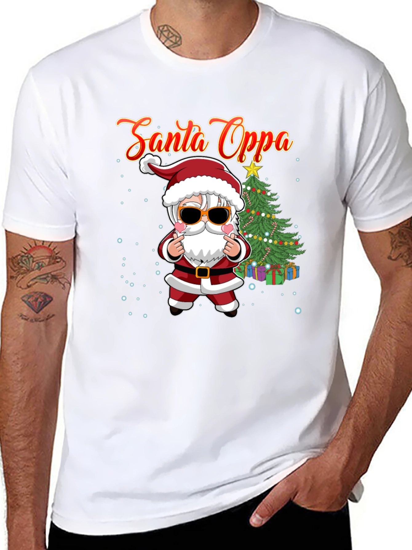 Santa Oppa T-Shirt - Holiday Fun!