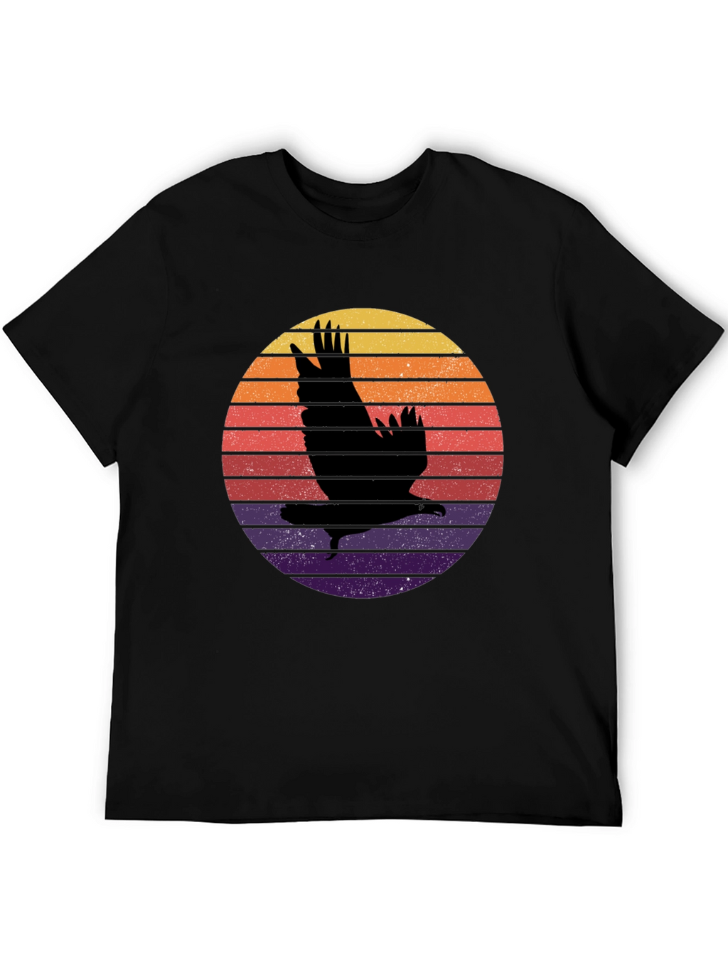 Eagle Sunset Graphic T-Shirt