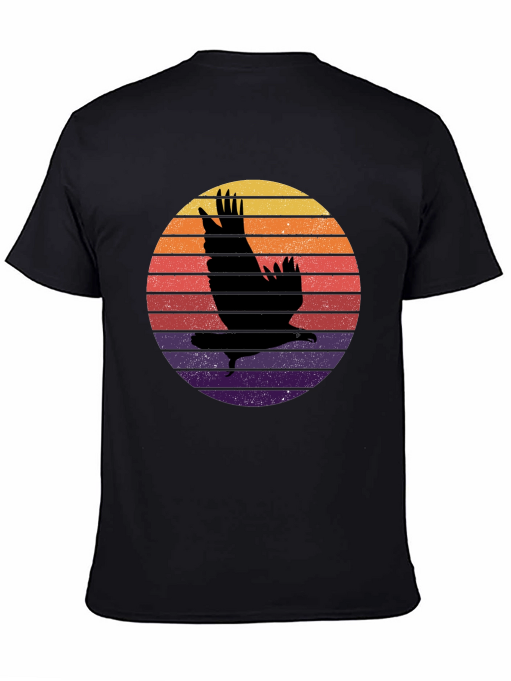 Eagle Sunset Graphic T-Shirt