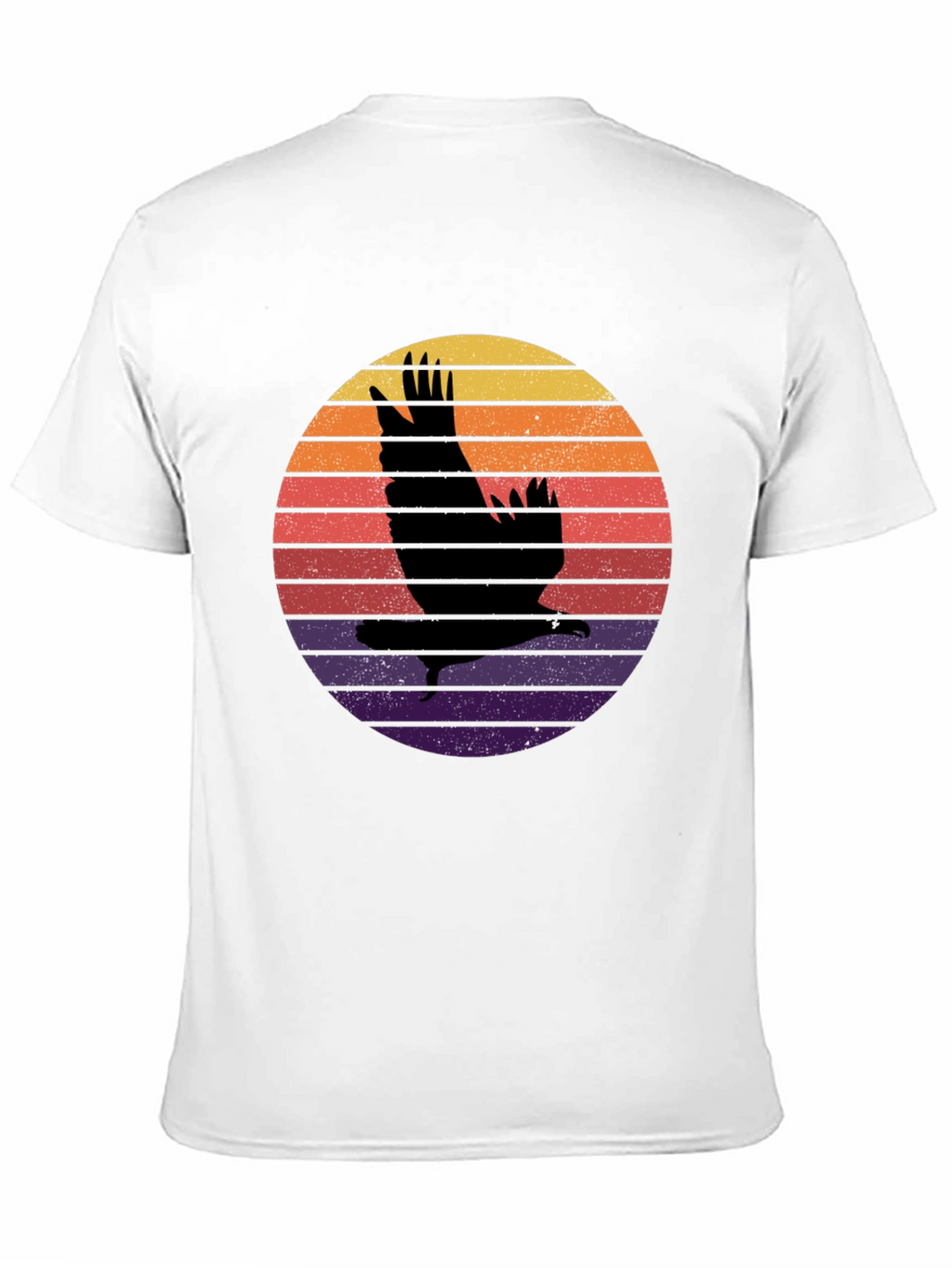 Eagle Sunset Graphic T-Shirt