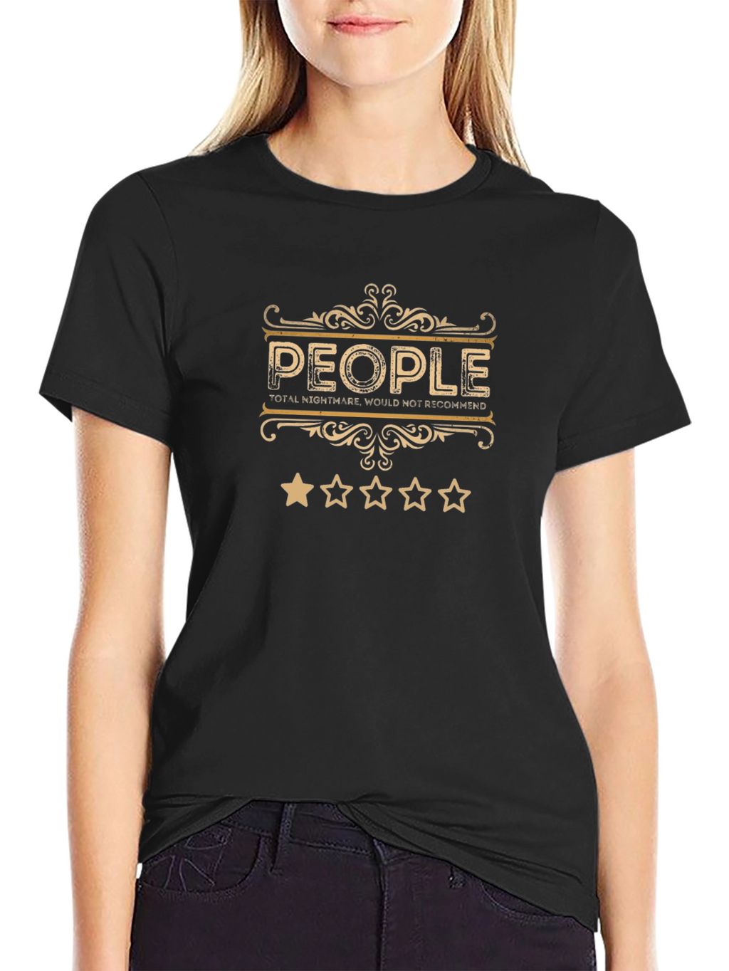 People Total Nightmare T-Shirt - Funny Graphic Tee