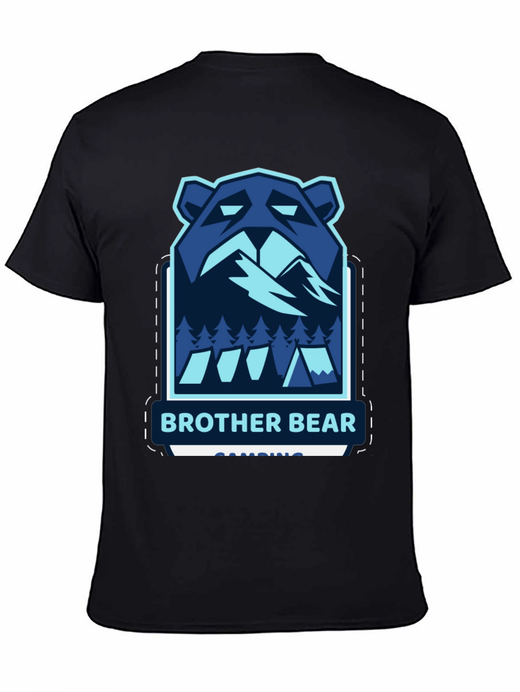 Brother Bear Camping Graphic T-Shirt