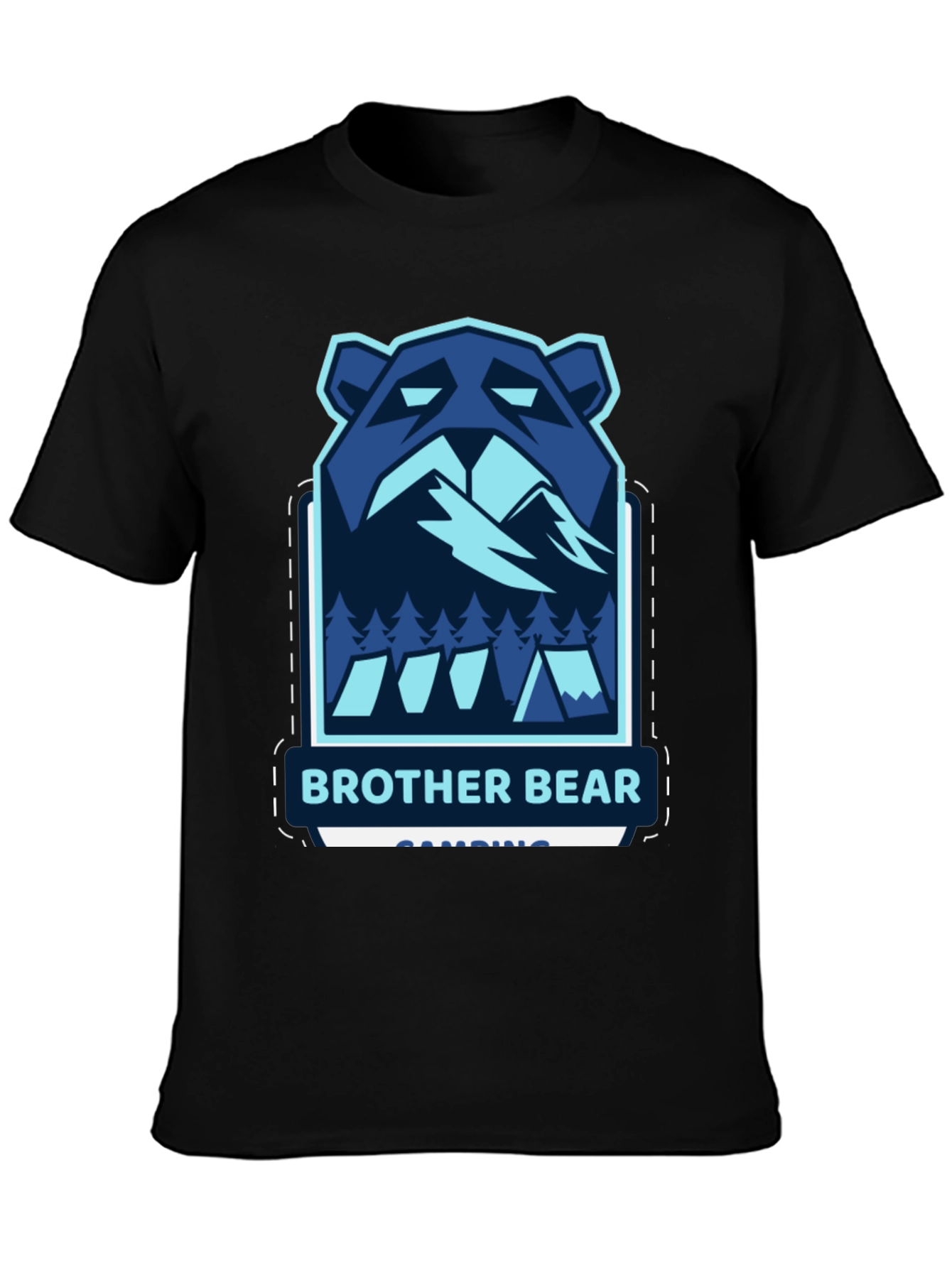 Brother Bear Camping Graphic T-Shirt