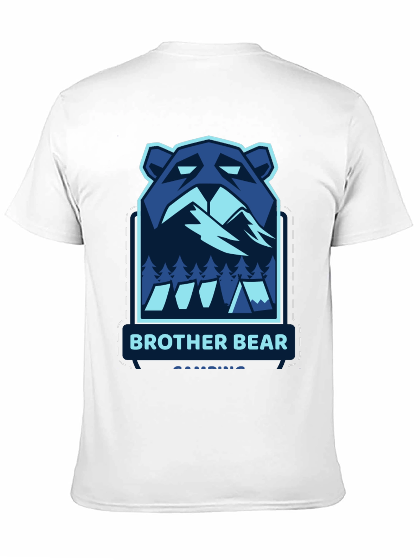 Brother Bear Camping Graphic T-Shirt