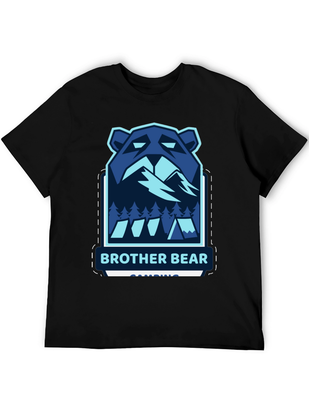 Brother Bear Camping Graphic T-Shirt