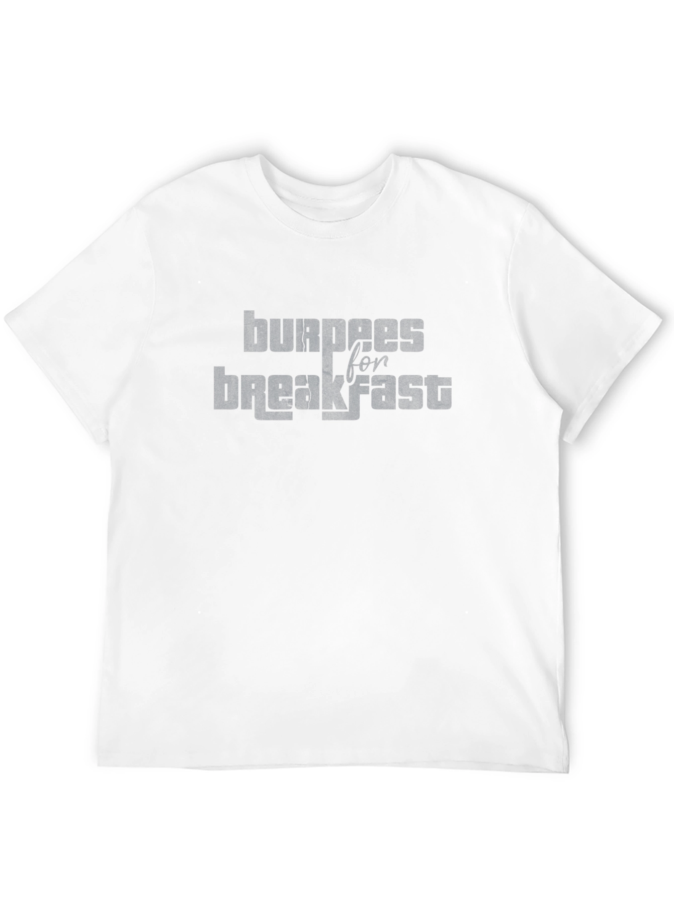 Burpees for Breakfast Graphic T-Shirt - Black