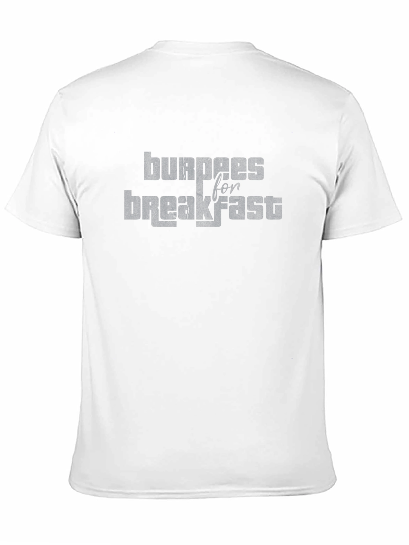 Burpees for Breakfast Graphic T-Shirt - Black