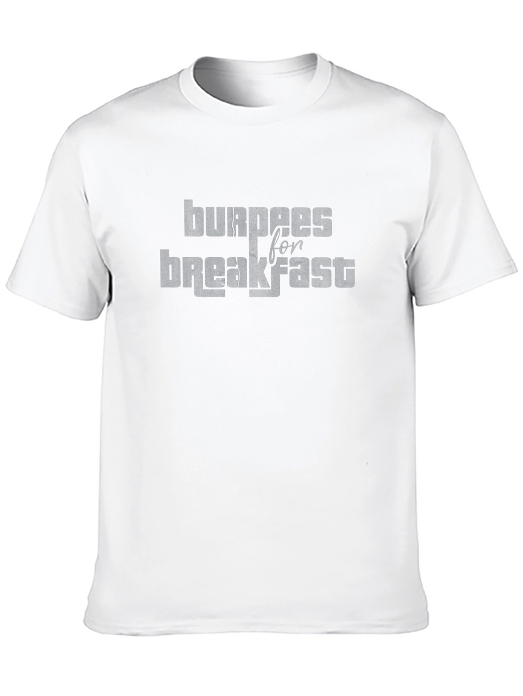 Burpees for Breakfast Graphic T-Shirt - Black