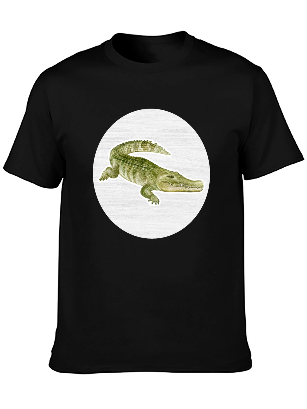 Crocodile Graphic Tee - Unique Animal Print T-Shirt