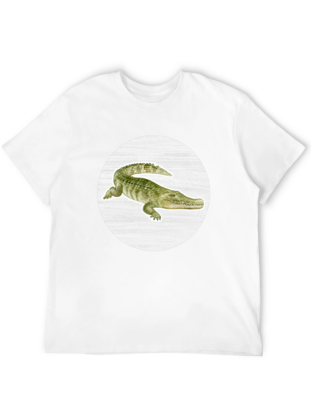 Crocodile Graphic Tee - Unique Animal Print T-Shirt