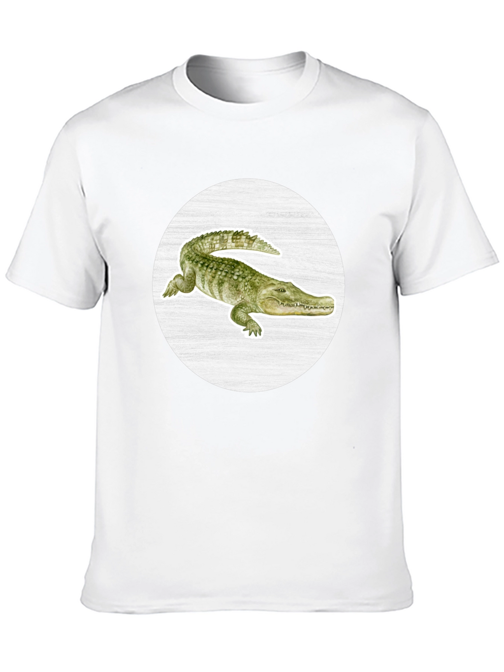 Crocodile Graphic Tee - Unique Animal Print T-Shirt