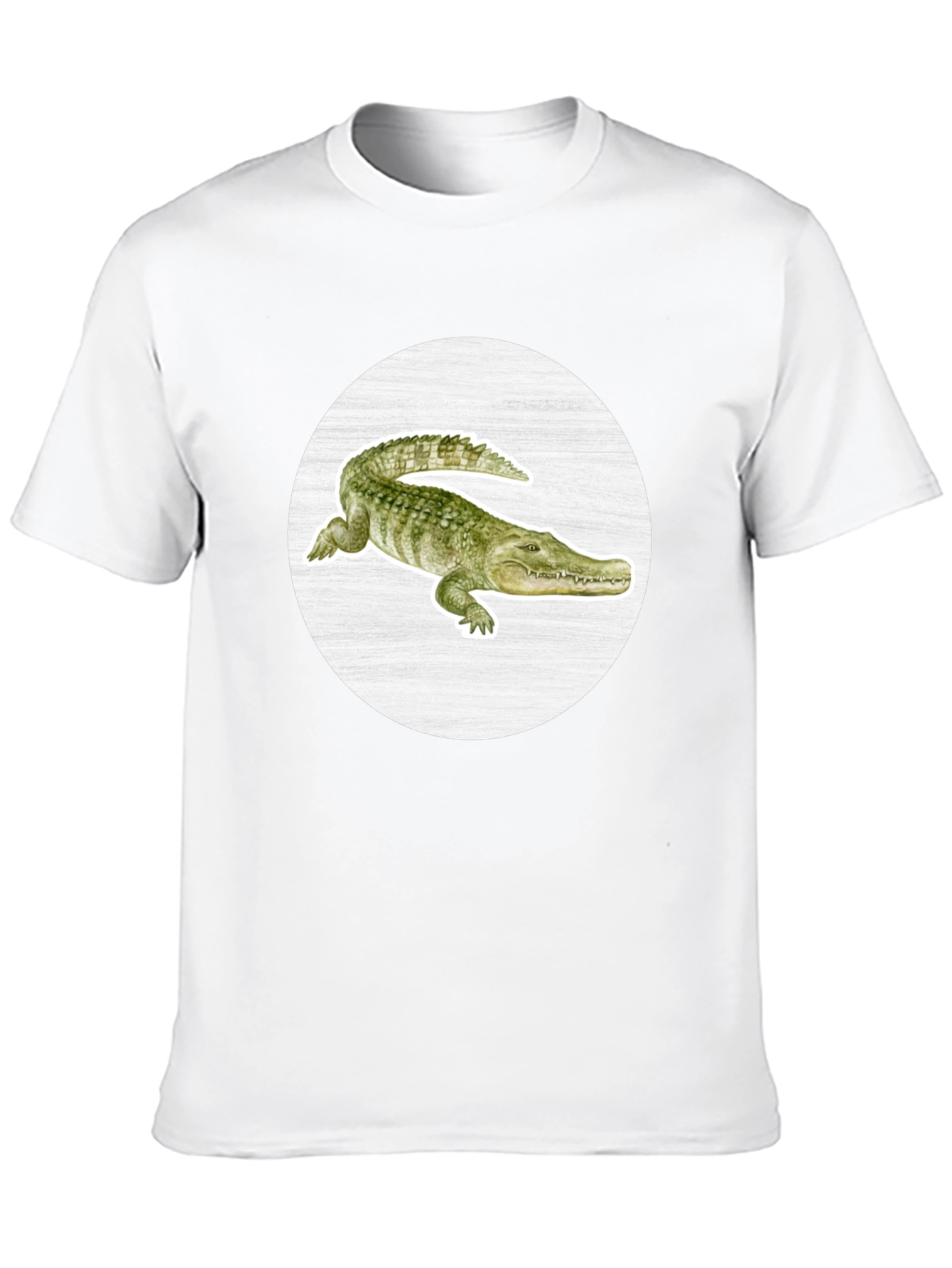 Crocodile Graphic Tee - Unique Animal Print T-Shirt