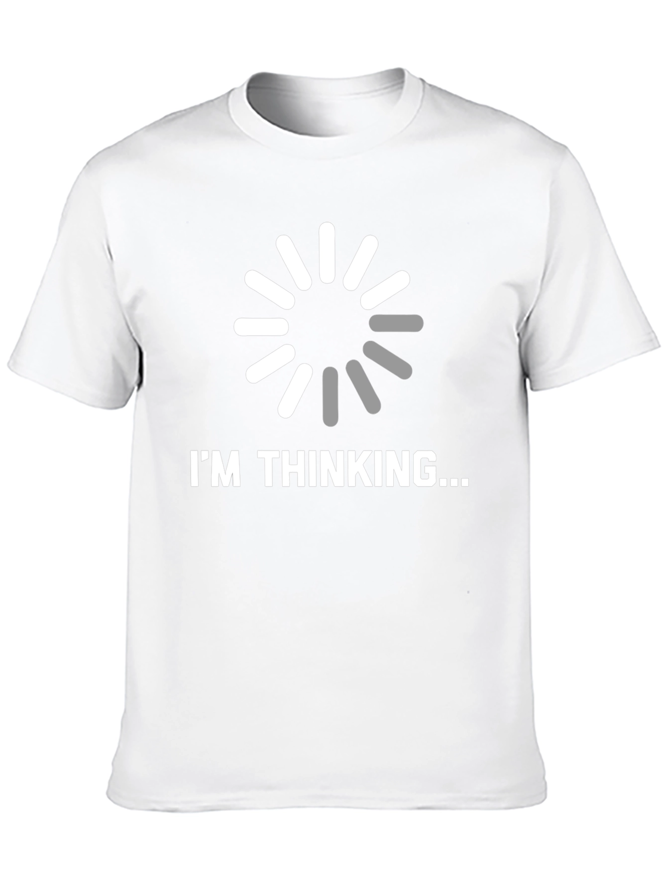 Im Thinking... Funny Graphic Mens Black T-Shirt