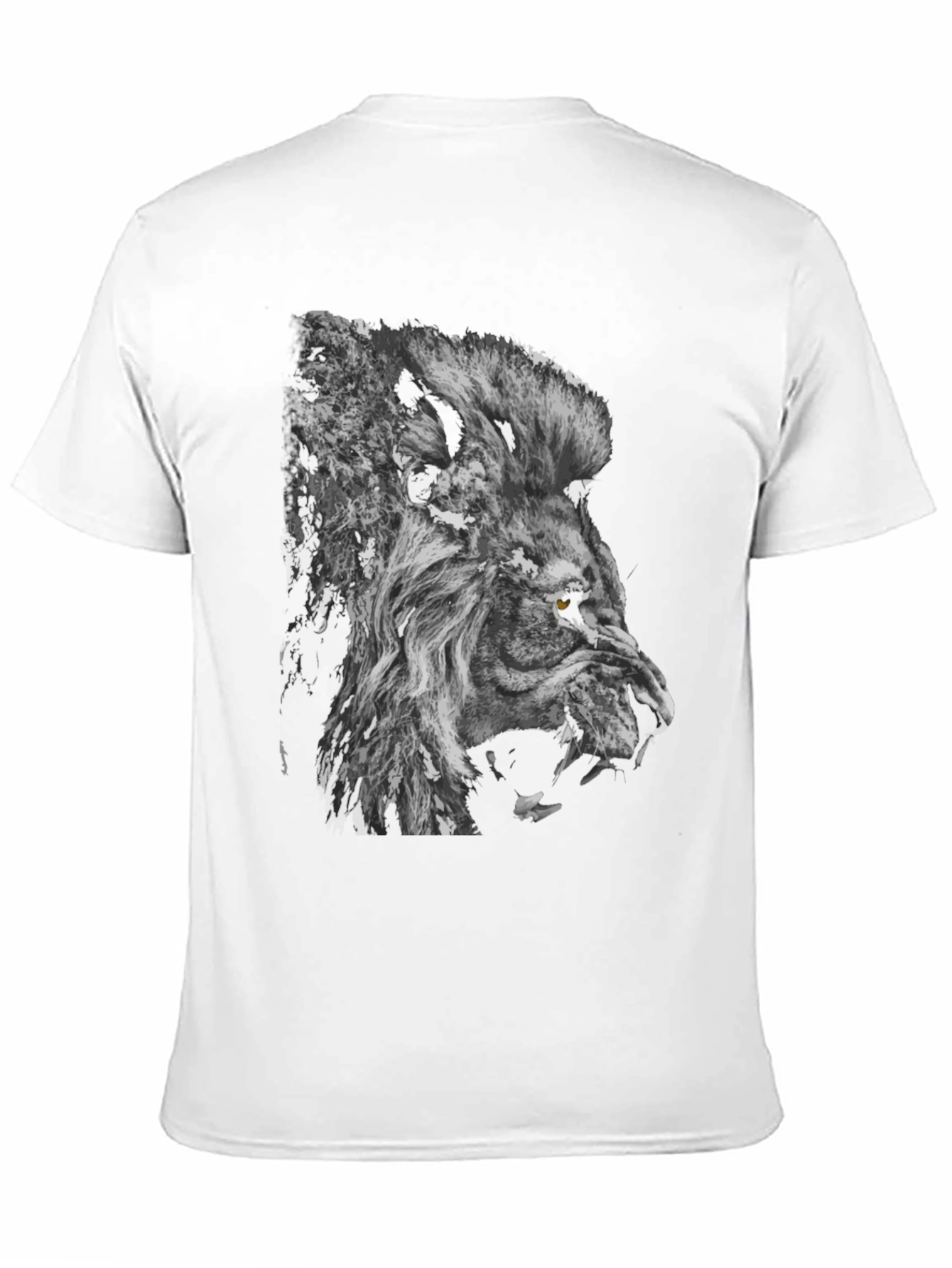 Lion Graphic Black T-Shirt