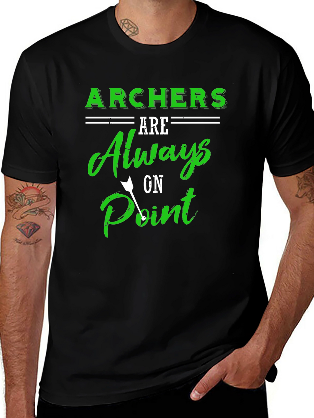 Archers Always on Point Black T-Shirt