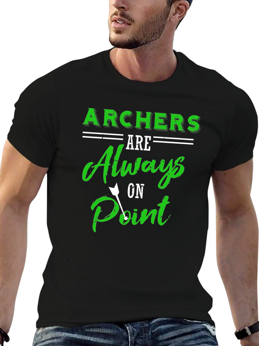 Archers Always on Point Black T-Shirt