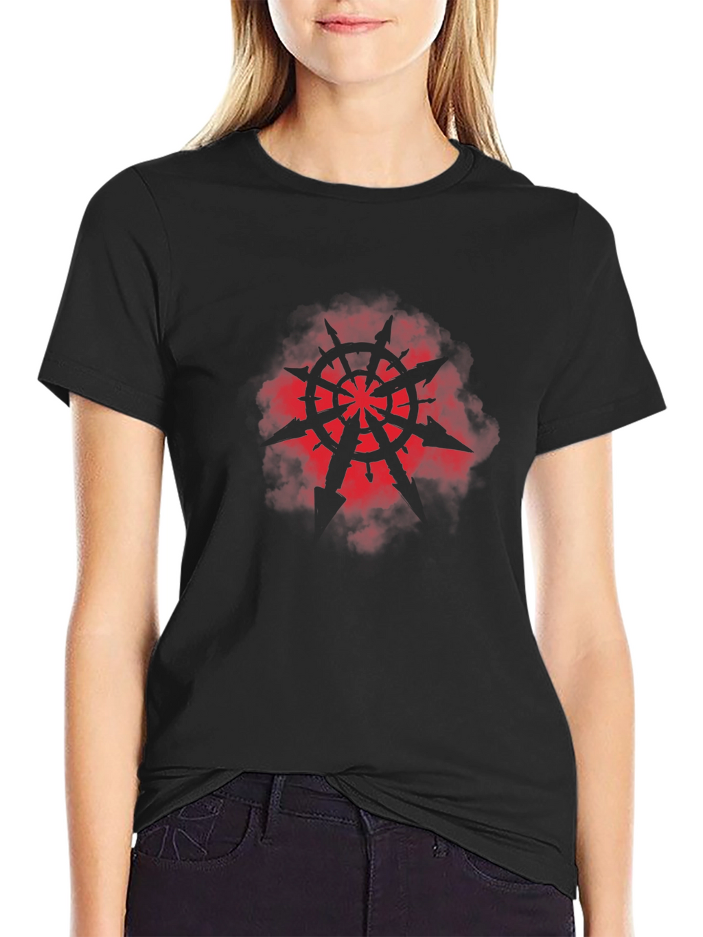 Chaos Star T-Shirt - Black Graphic Tee