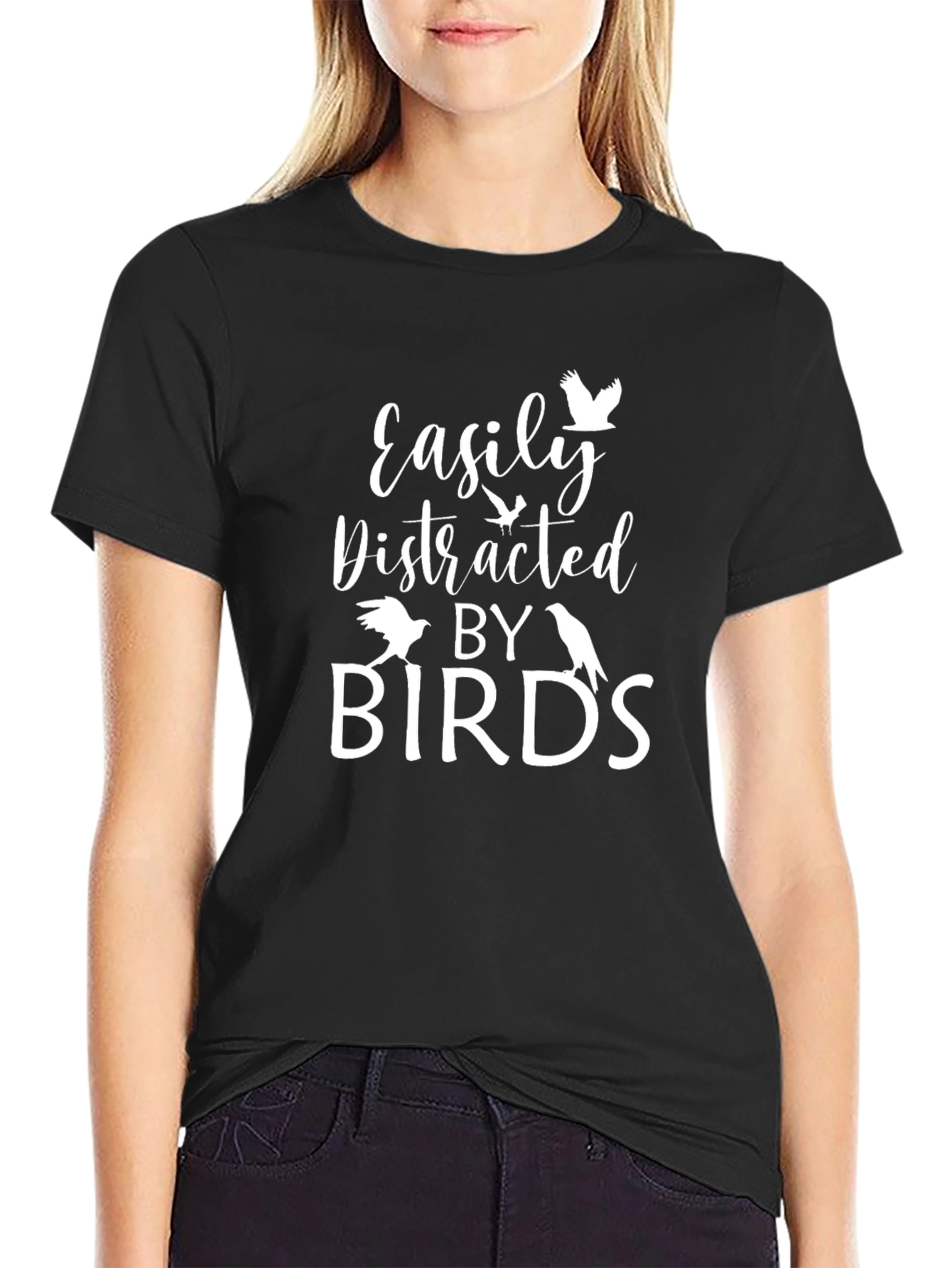 Easily Distracted by Birds Graphic Tee