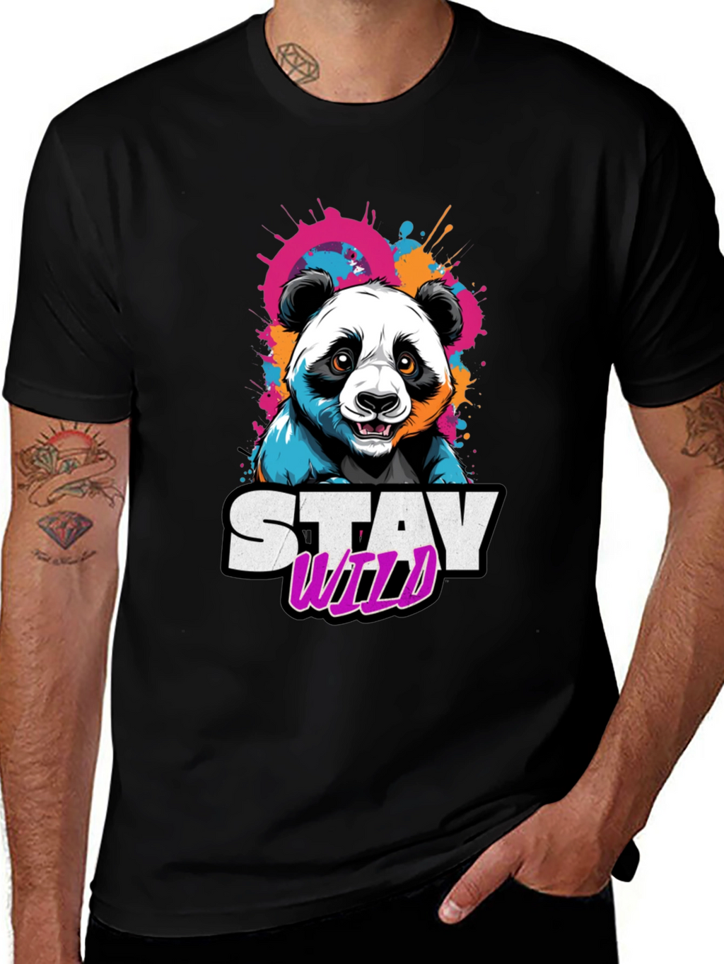 Stay Wild Panda Graphic Tee