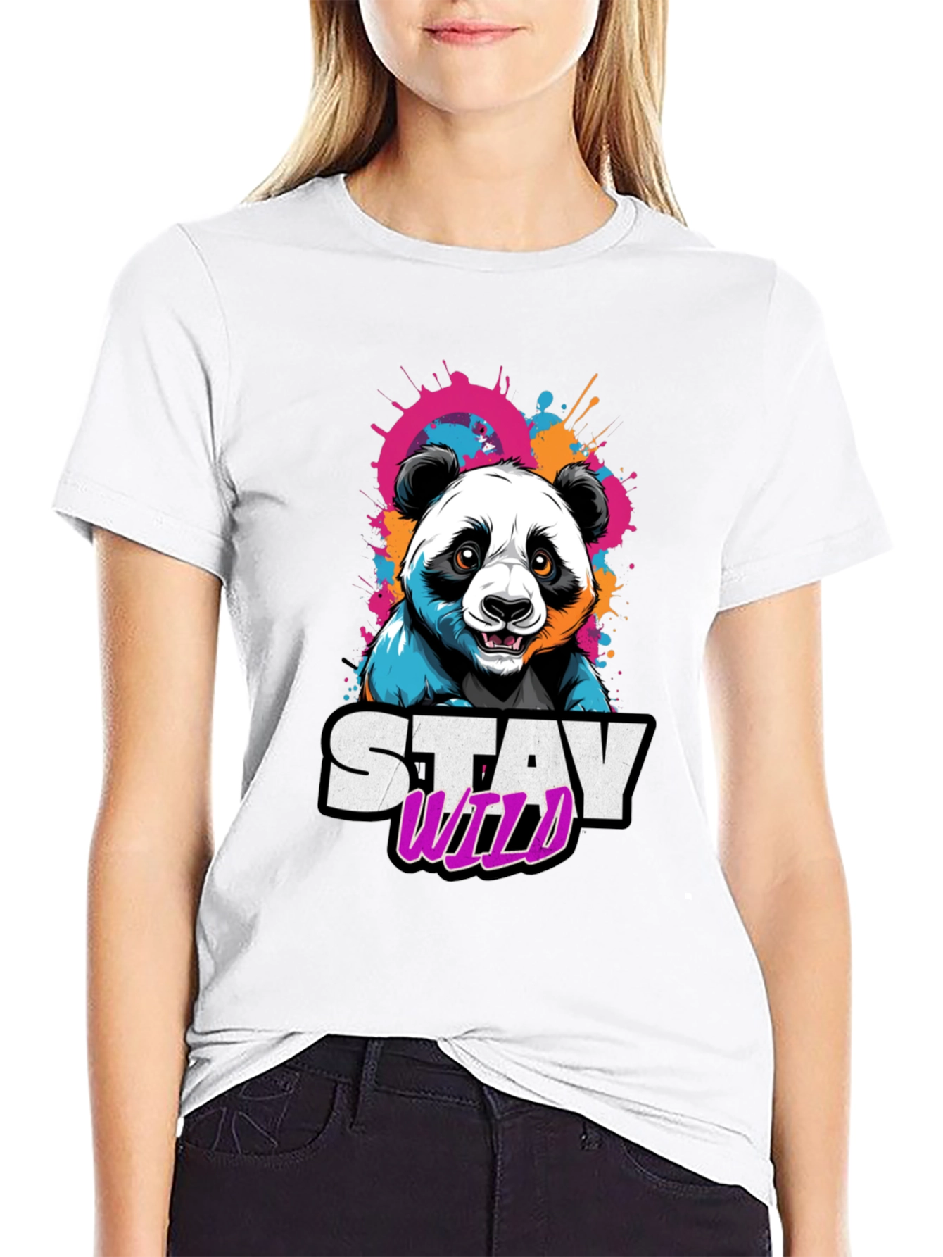 Stay Wild Panda Graphic Tee