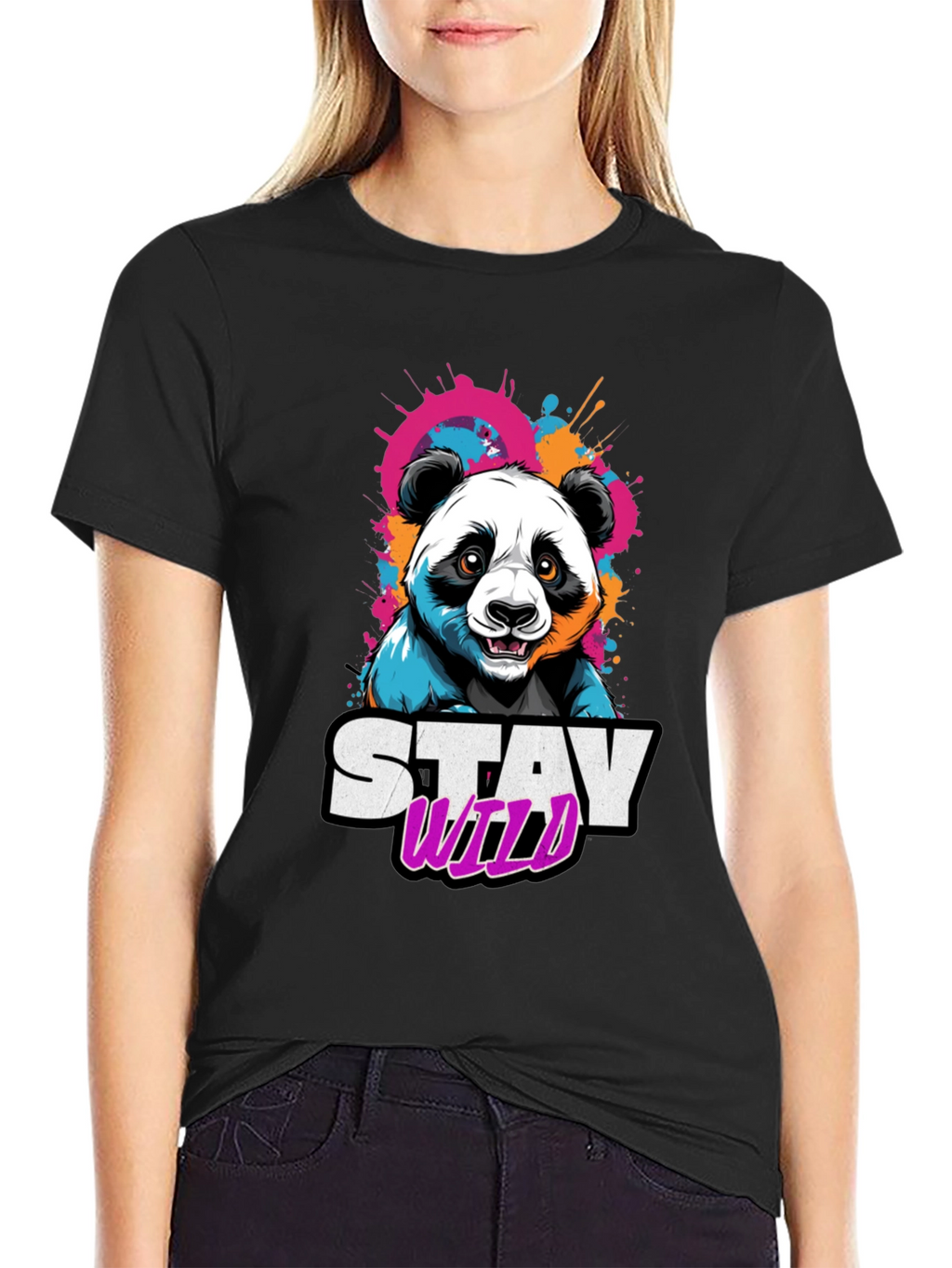 Stay Wild Panda Graphic Tee