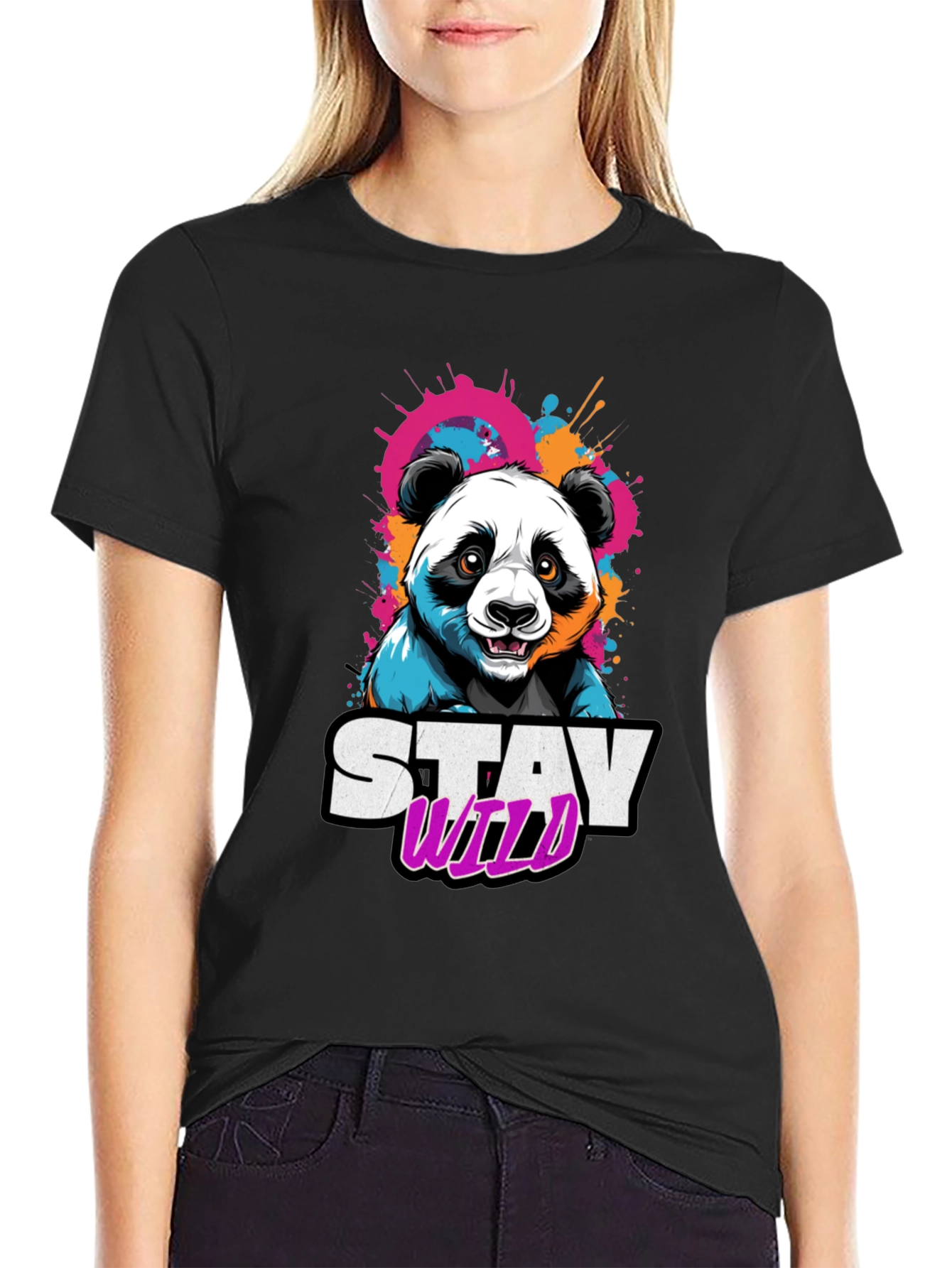 Stay Wild Panda Graphic Tee