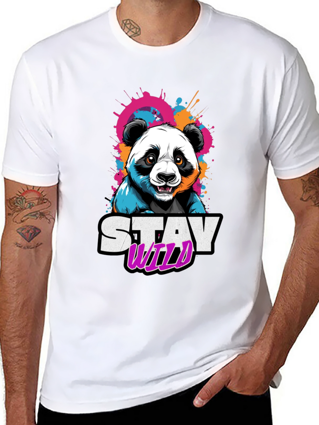 Stay Wild Panda Graphic Tee