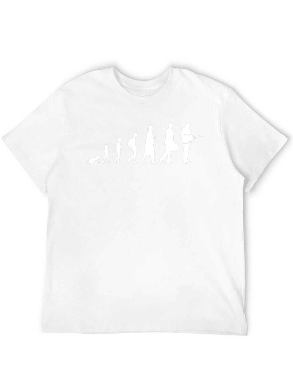 Evolution of Man Guitar T-Shirt