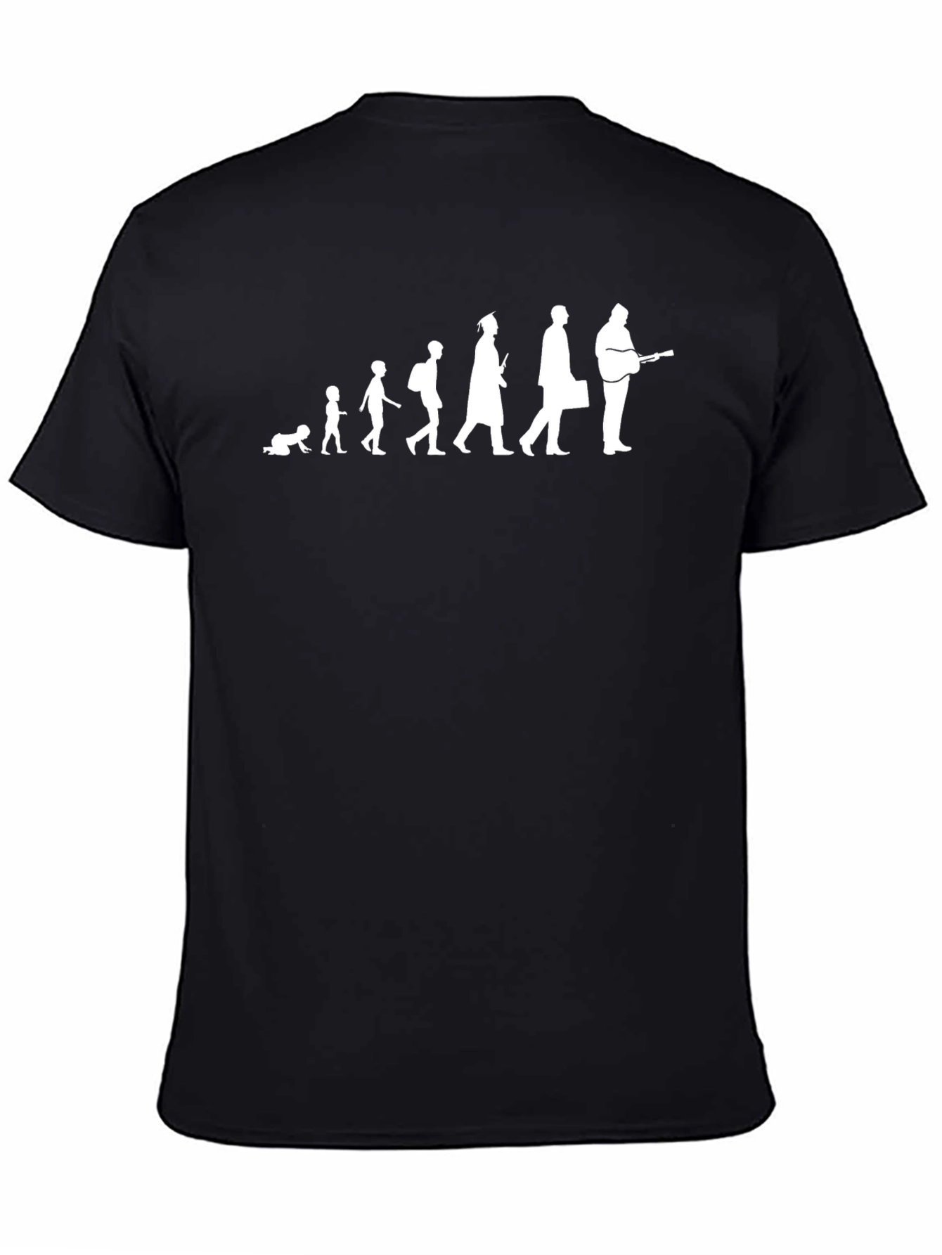 Evolution of Man Guitar T-Shirt